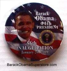 FAB BARACK OBAMA  PRESIDENTIAL INAUGRATION COLLECTIBLE  BTN -14