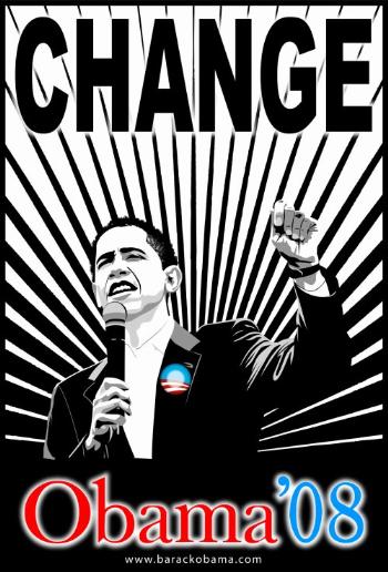 FAB BARACK OBAMA  COLLECTIBLE CAMPAIGN POSTER